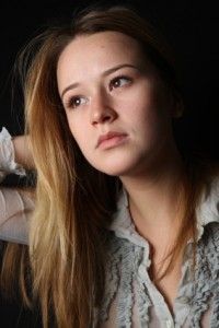 girl self-medicating